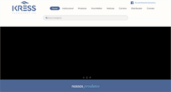 Desktop Screenshot of kress.com.br