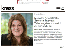 Tablet Screenshot of kress.de